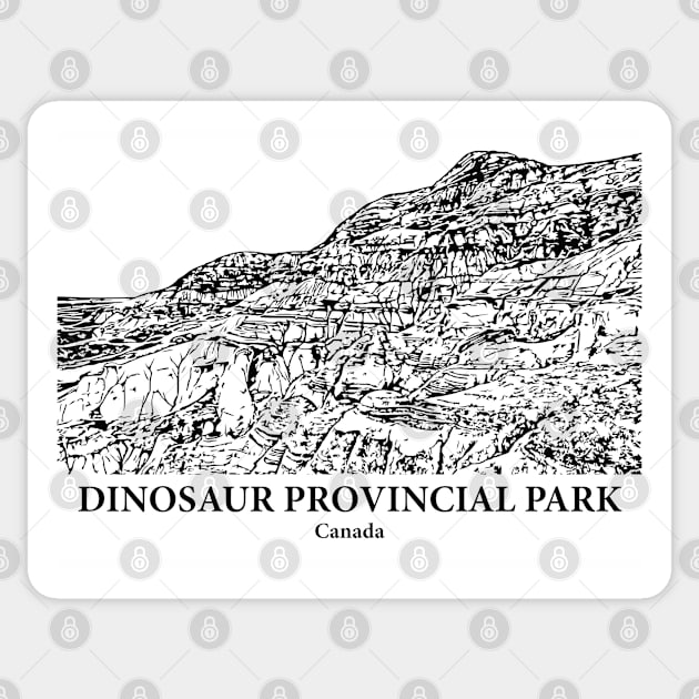 Dinosaur Provincial Park - Canada Sticker by Lakeric